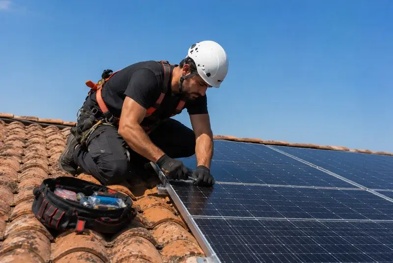 Maintenance et monitoring de panneaux solaires à Saint-Martin-sur-Oust